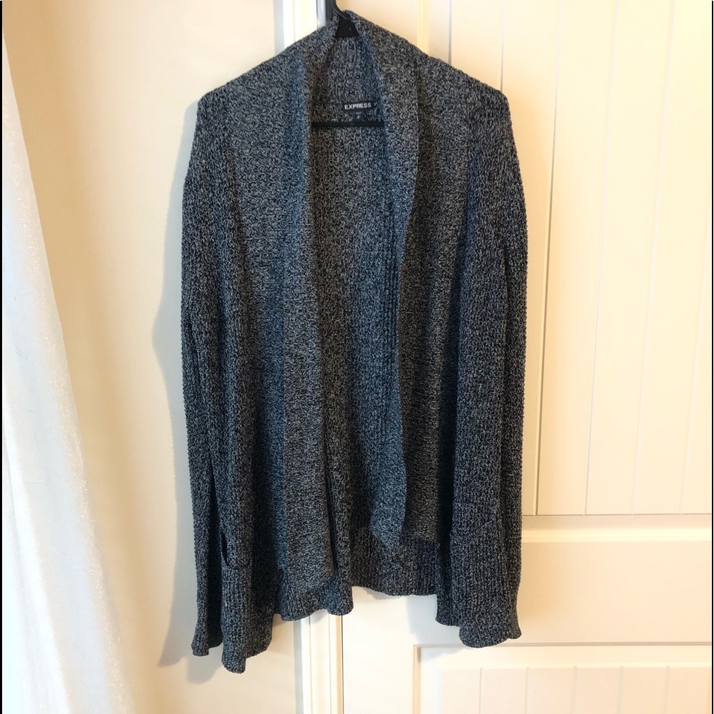 Gray Express Cardigan